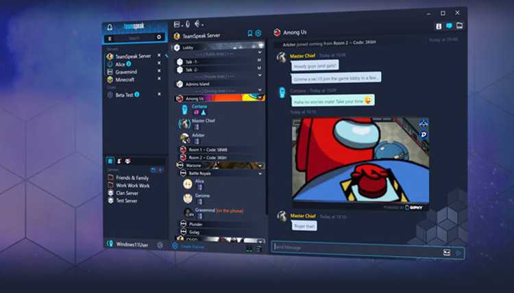 Возможности управления пользователями и правами в Teamspeak и Discord