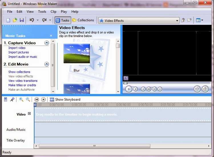 Как импортировать и организовать видеоматериалы в Windows Movie Maker