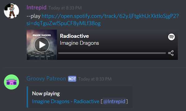 Подключение бота к голосовому каналу Discord