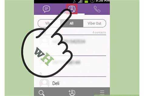 Добавление контакта через телефон с Android