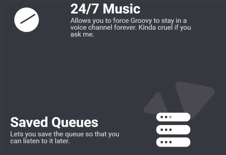 Основные команды управления воспроизведением музыки в Groovy