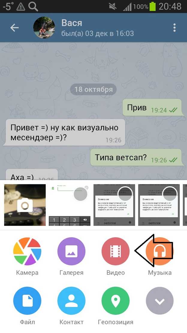 Какие форматы видео поддерживает Telegram для встраивания