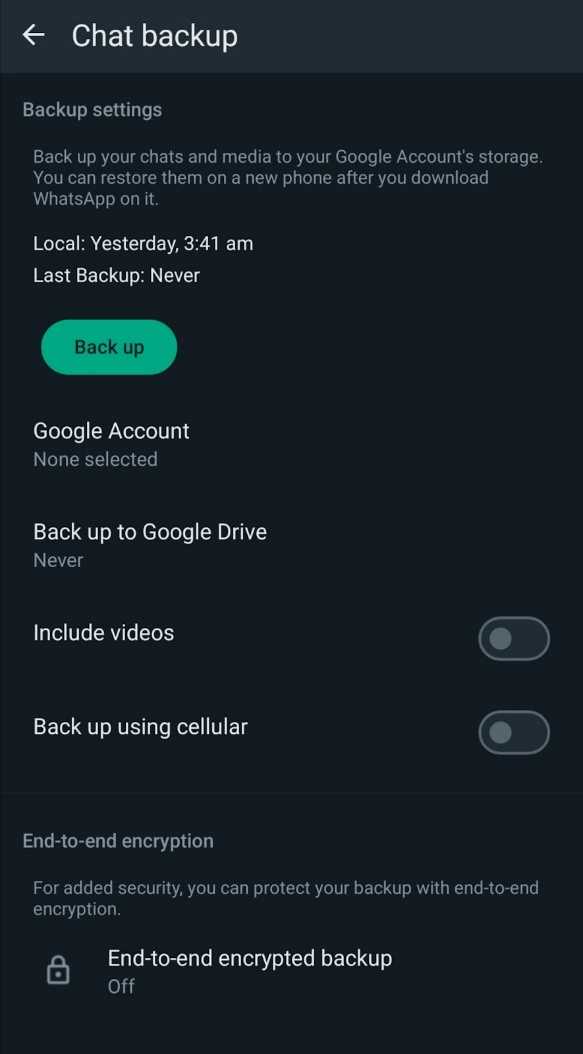 Как исправить ошибки в файле whatsapp backup