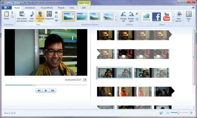 Как изменить формат видео в windows movie maker