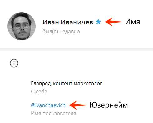 Поиск через общие группы и каналы