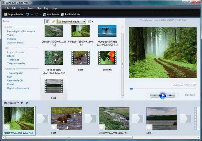 Как найти movie maker в windows 10