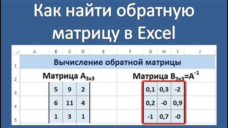 Работа с символьным режимом при нахождении обратной матрицы