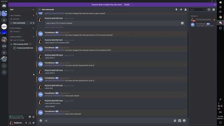 Как настроить voicemaster discord