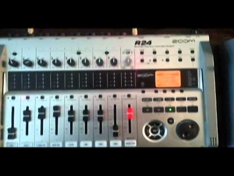 Конфигурация уровней громкости и баланса в Zoom R24