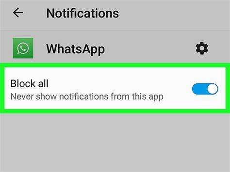 Отключение звонков WhatsApp через настройки операционной системы телефона