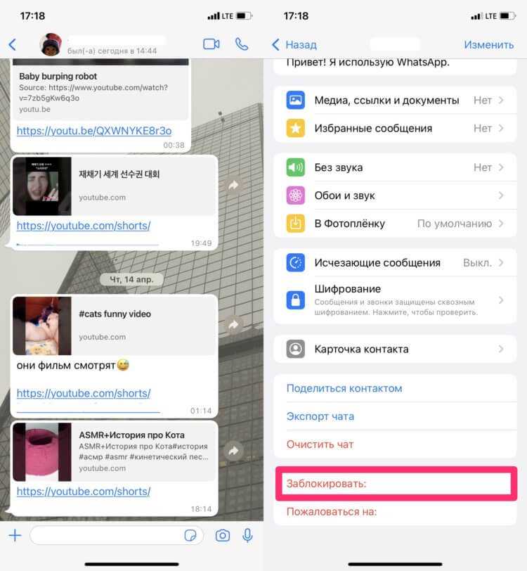 Как отключить звонки в whatsapp