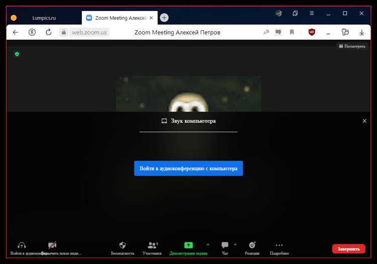 Какие ограничения есть при использовании Zoom в браузере