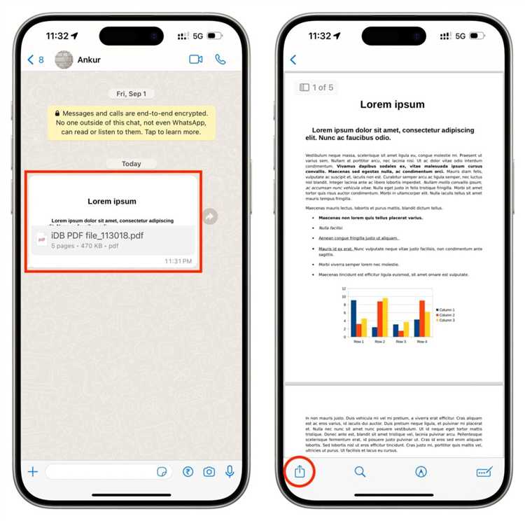 Как переслать PDF с iPhone через WhatsApp
