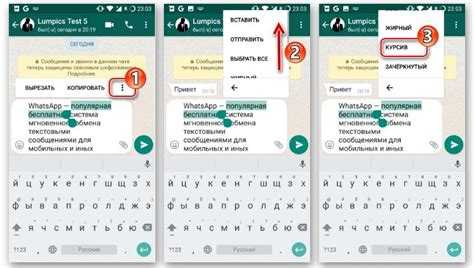 Как писать курсивом в whatsapp