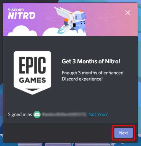 Как получить discord nitro epic games