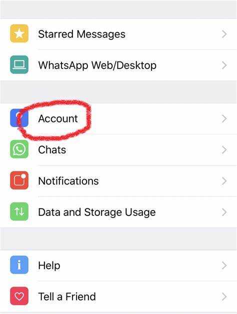 Настройка Face ID в самом WhatsApp