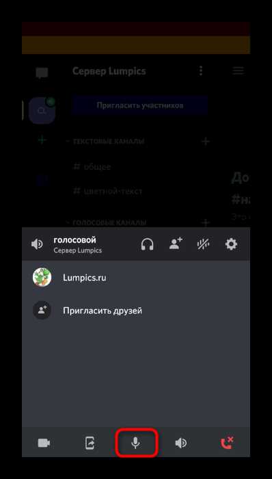 Использование встроенной функции проверки микрофона в Discord