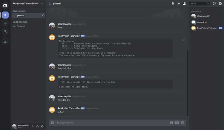 Создание базового скрипта для запуска бота