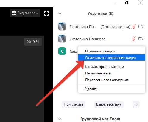 Шаги для назначения соорганизатора в настройках Zoom