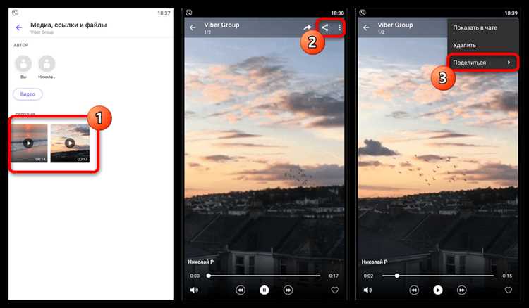 Пошаговая инструкция по сохранению видео из чата Viber