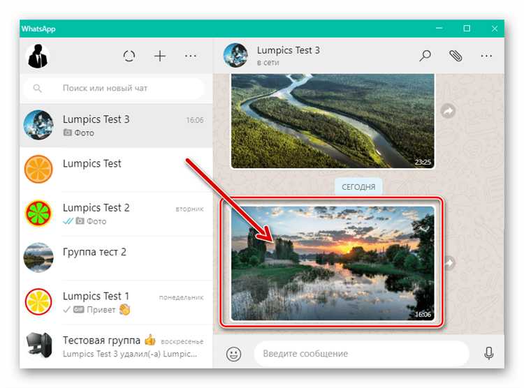 Сохранение сообщений WhatsApp через WhatsApp Web и функции браузера