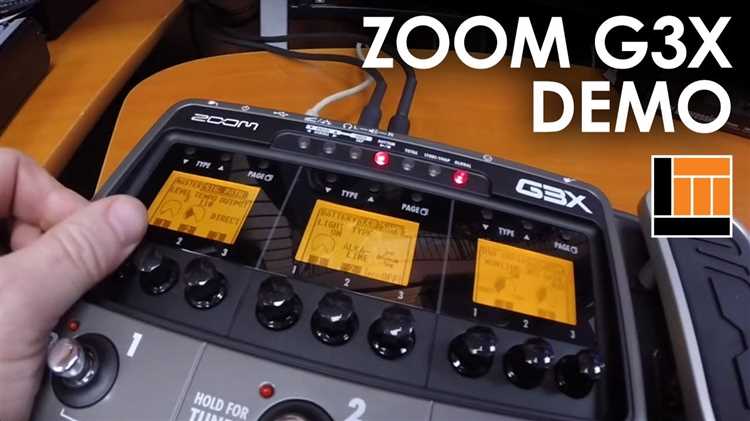 Подготовка Zoom G3 к работе с петлей эффектов