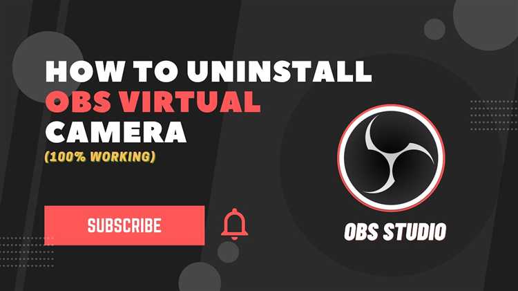 Очистка остаточных файлов OBS Virtual Camera после удаления