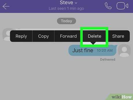 Как удалить файлы viber на iphone