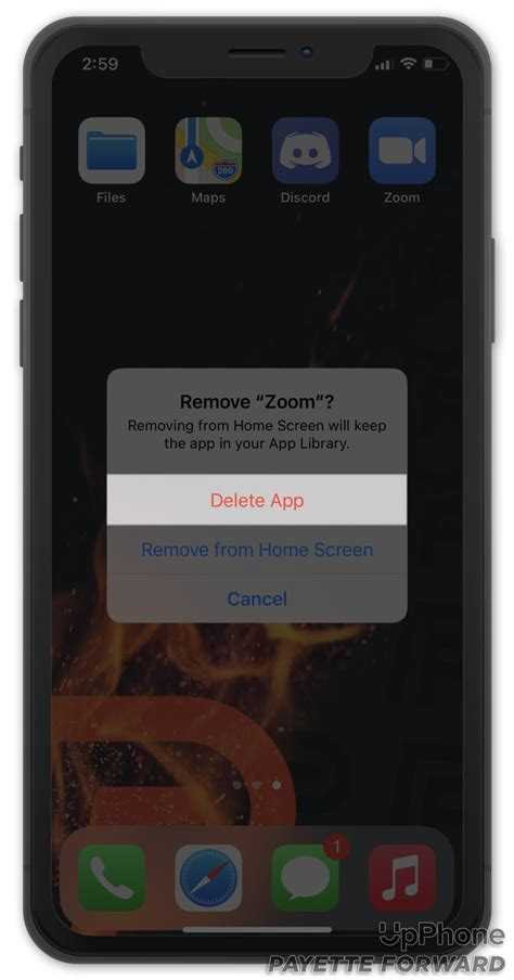Как найти иконку Zoom на главном экране или в списке приложений