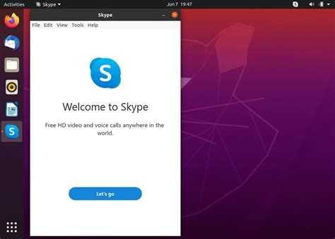 Загрузка официального пакета Skype для Ubuntu