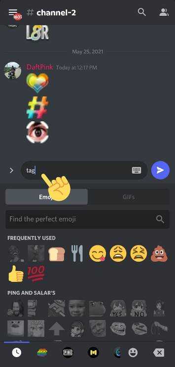 Как получить ID эмодзи с телефона через веб-версию Discord