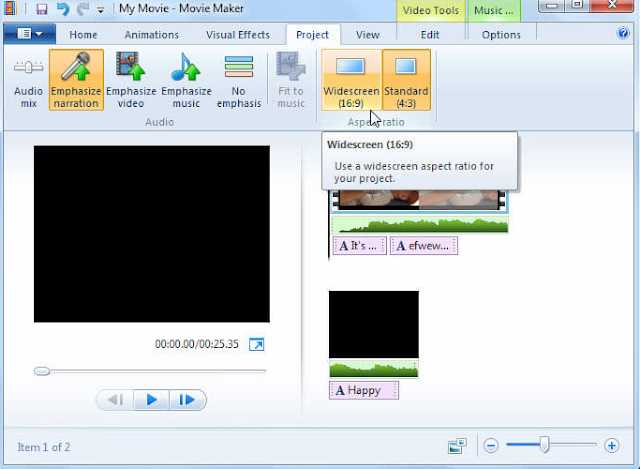 Как импортировать видео и аудио в Windows Movie Maker
