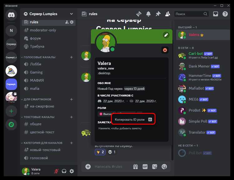 Выдача роли пользователю через метод add_roles