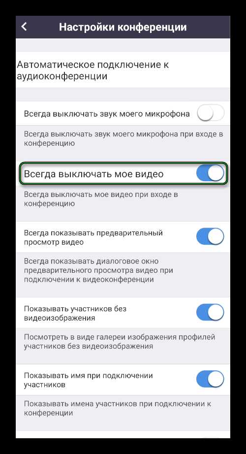 Как временно выключить камеру во время встречи на ПК