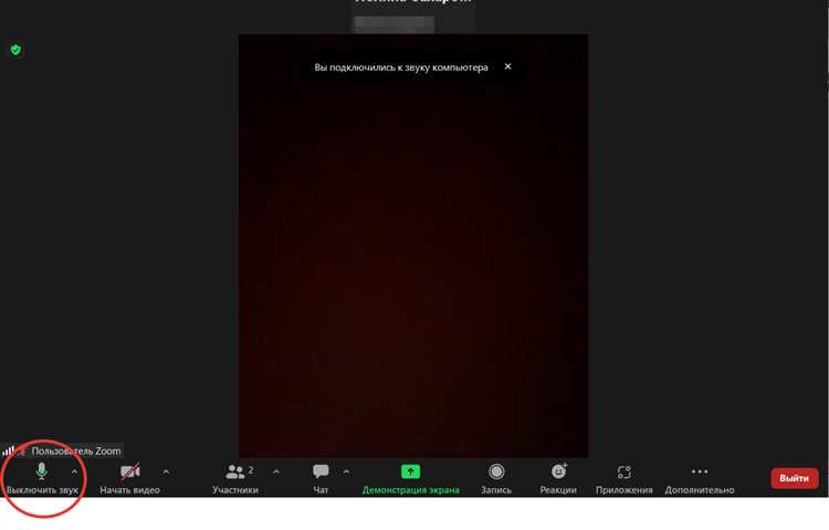Настройки микрофона и динамиков в Zoom на телефоне