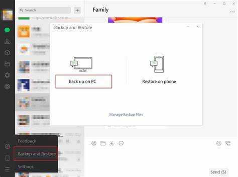 Восстановление переписки через облачное хранилище WeChat