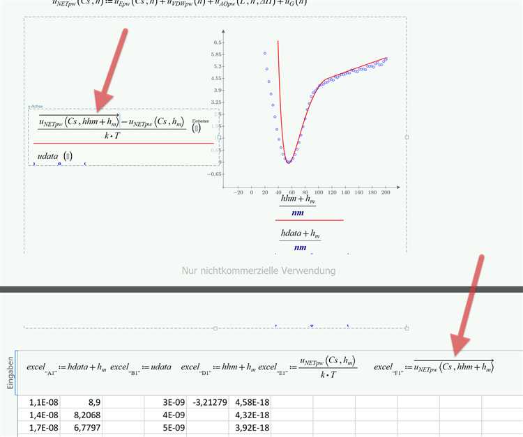 Подготовка выражения в Mathcad для экспорта