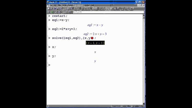 Использование команды `LinearSolve` для линейных систем
