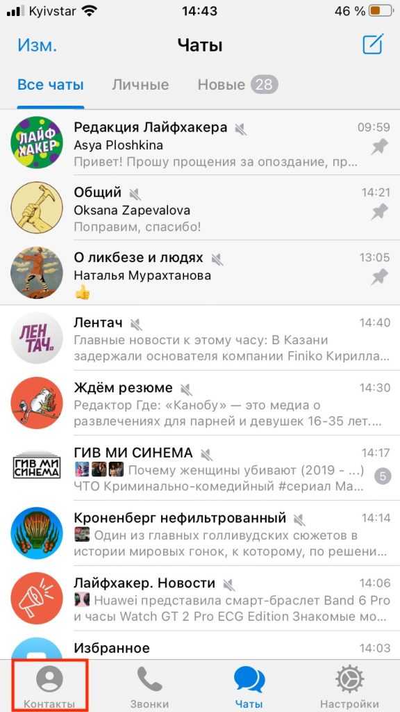 Какие данные удаляются при отключении синхронизации контактов