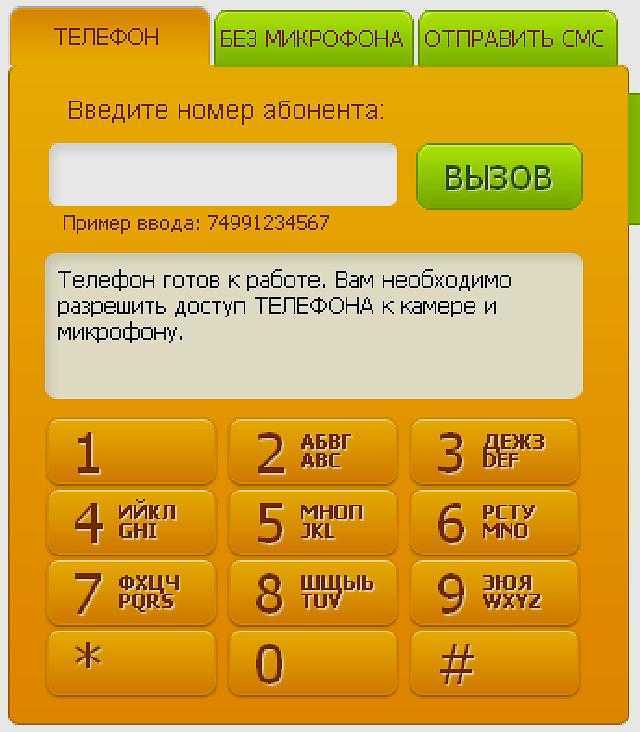 Настройка микрофона и камеры перед звонком