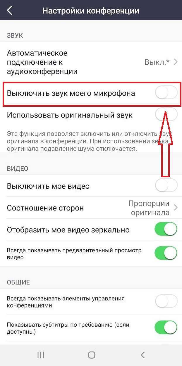 Почему никого не слышно в zoom с телефона