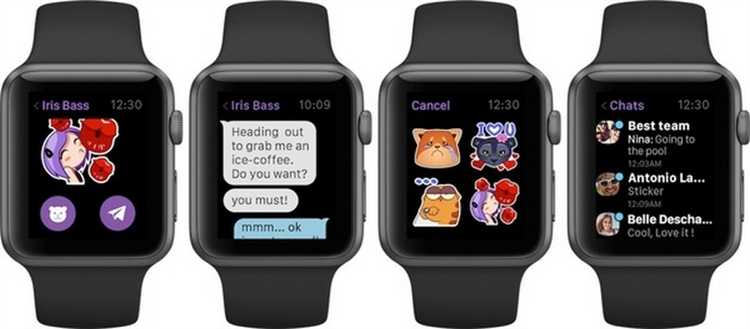 Технические ограничения Apple Watch для мессенджеров